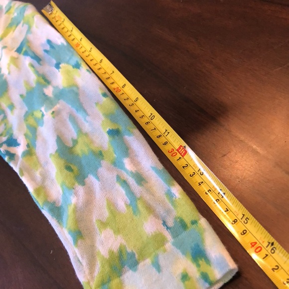 💚 Sharon Young abstract print Lightweight, Hook-eye top close, silky feel cardi - Picture 9 of 10